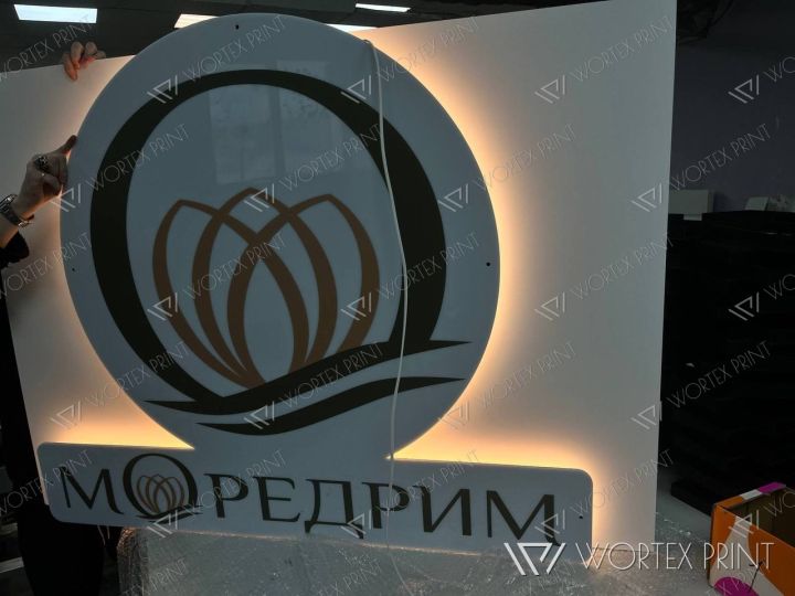 Световой логотип Моредрим